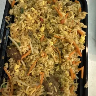 Steak fried rice