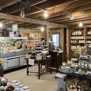 the inside of a store