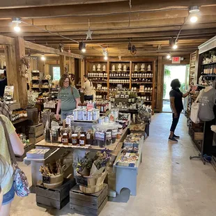 people shopping in a store
