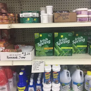 I had several sections of different kinds of homemade soaps, many smelled absolutely divine