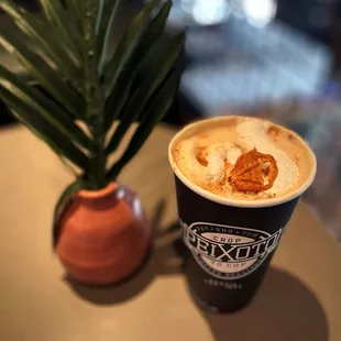 Persimmonious chai (dirty &amp; add fluff)