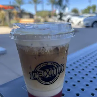 Strawberry Pistachio Latte