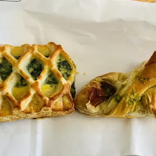 Spinach Puff, Prosciutto Pesto