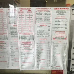 Here&apos;s the menu