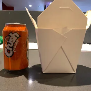 Large order of pork fried rice. Showing size comparison. Big portion!