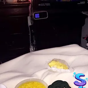 Perfect for when your sick! Under $4 for egg rolls and soup