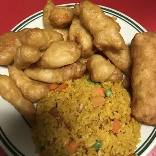 Sweet Sour Chicken W.Fried Rice