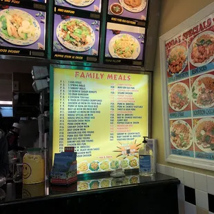 menu and prices