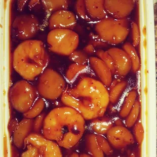 Emperors Shrimp &amp; Scallops? WATER CHESTNUTS LOTS &amp; LOTS