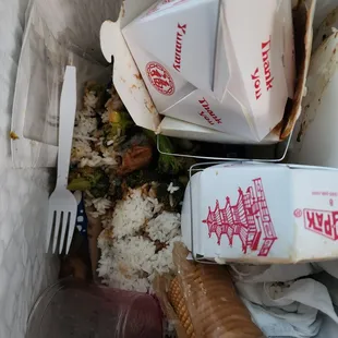 Freshly paid for but the chicken was unrecognizable. And not what I asked for