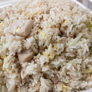 Salted Fish and Chicken Fried Rice
