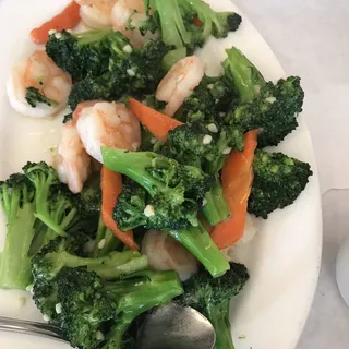 Prawns with Broccoli