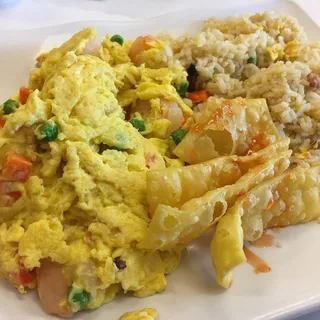 Prawns with Scrambled Egg