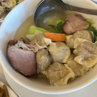 BBQ Pork Won Ton Soup