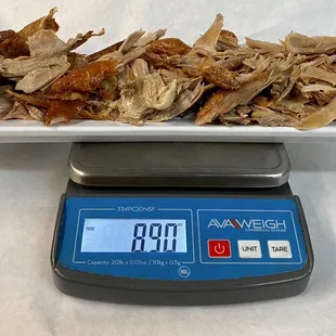 I weighed all of the duck meat still on the unserved duck. Over 1/2 pound of duck meat. CRAZY!