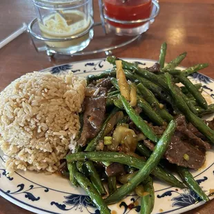String Bean Beef lunch
