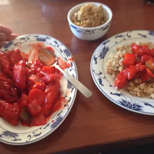 Sweet and sour chicken