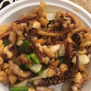 Salt and pepper squid