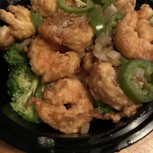 Spicy Pepper Salt Shrimp