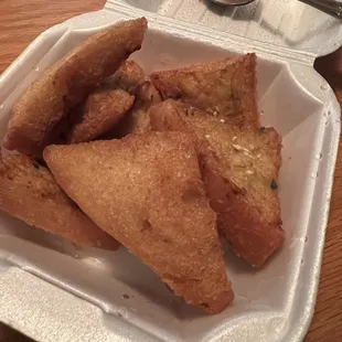 Shrimp Toast and Rangoons