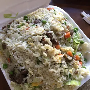Beef Fried Rice (could use a little more beef)