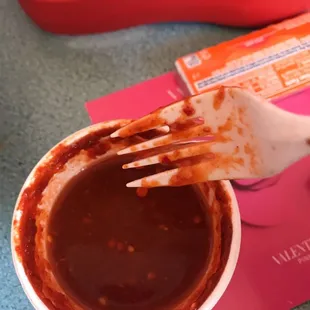 Water added hot sauce