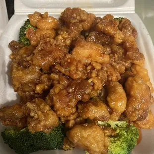 4/5 stars orange chicken