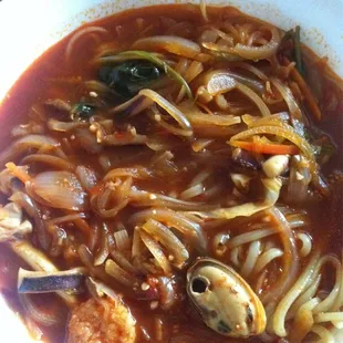 Spicy Seafood Noodle Soup