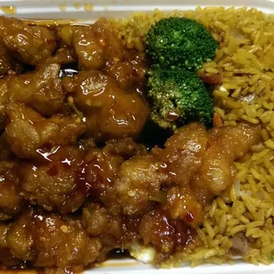 Special combination generals tsos chicken.