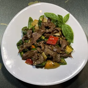 Thai Basil Ginger Beef