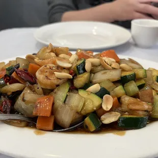 Kung Pao Prawns