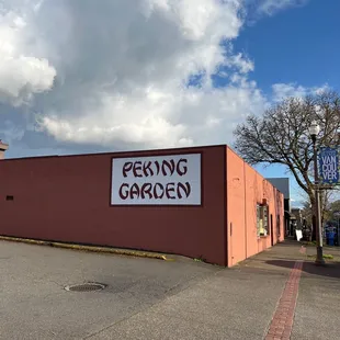 a sign on the side of a building