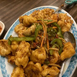 7. Egg Planet with Hot Garlic Sauce