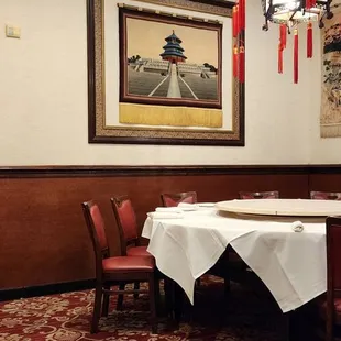 Love this classic picture.  Restrooms are back through the door as well.