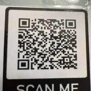 Scan menu