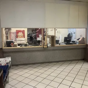 the inside of a restaurant