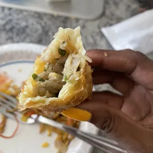 Shrimp Egg Roll inside