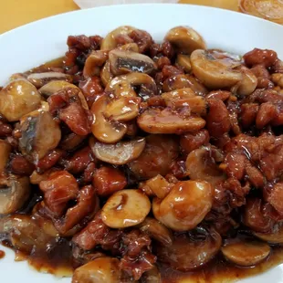 Spicy mushroom chicken, excellent!