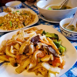 Noodles off the Chinese menu