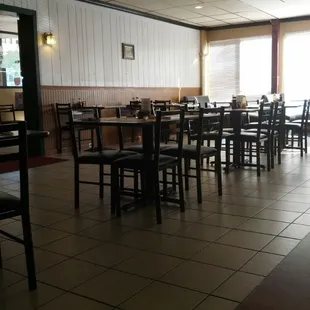 Inside from the back