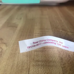 Expired fortune cookie