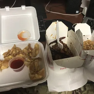 Cheese Wontons / General Tso's Chicken / Fried Rice