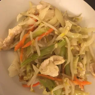 Chow mein.. no noodles