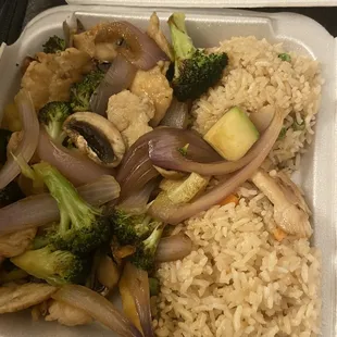 Hibachi Chicken with Fried Rice