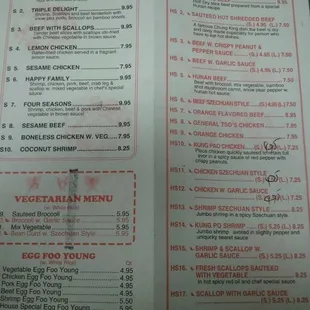 Menu page 2
