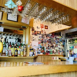 Bar area, to go pick up, and cashier.