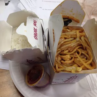 Lunch combo lo mein