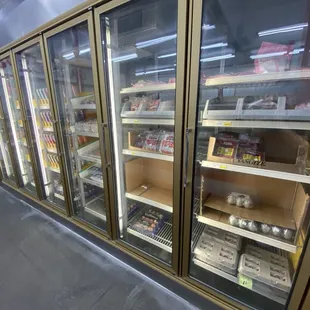the inside of a commercial refrigerator