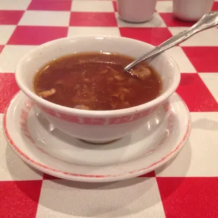 The best hot &amp; sour soup in the world. The WORLD, I said!