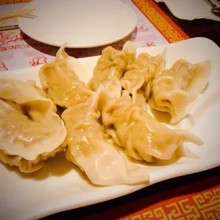 Steamed dumplings